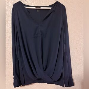 Elegant Navy Women's Blouse